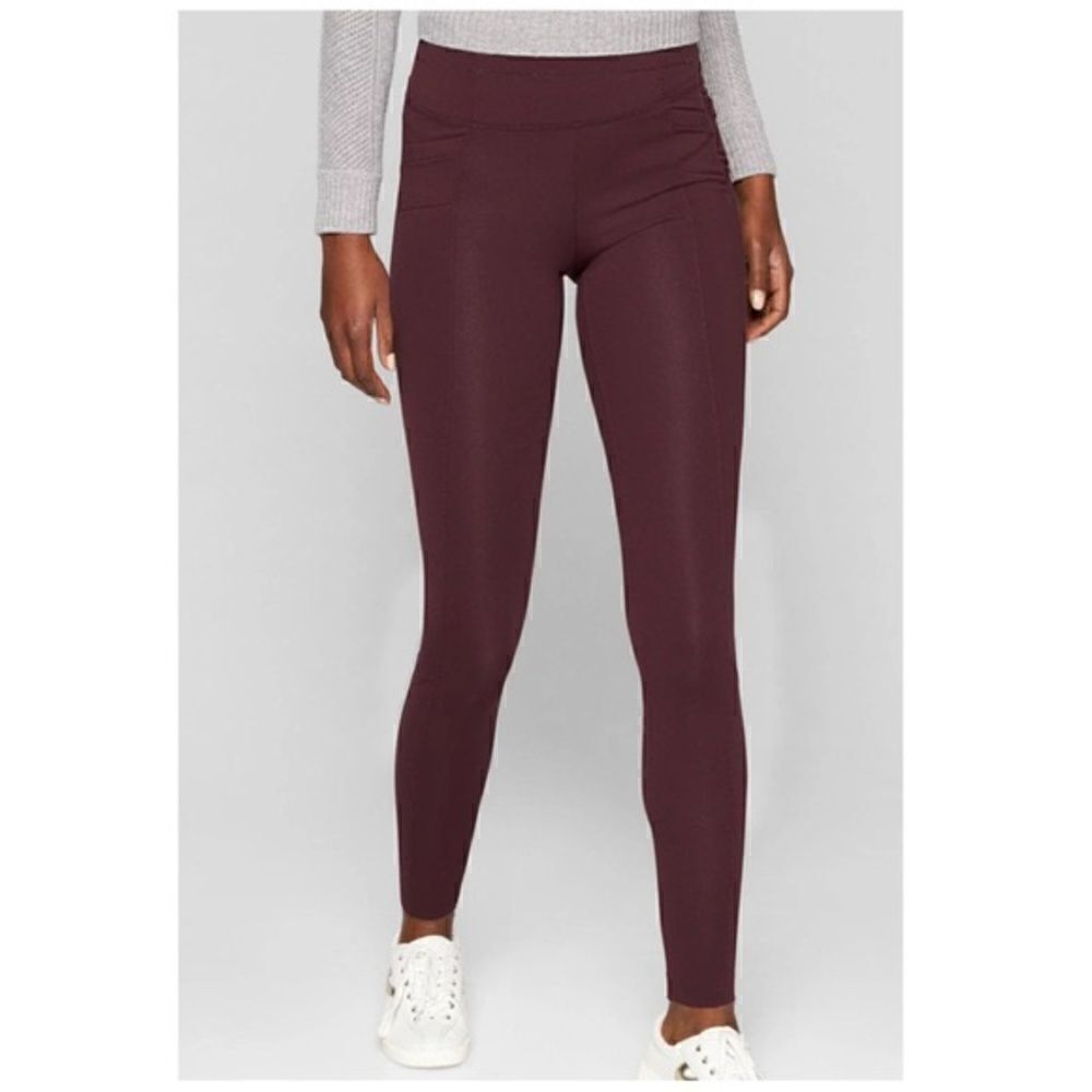 Athleta High Waisted Metro Leggings Cassis S